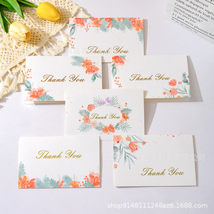 Carte de voeux de joyeux anniversaire personnalisée en feuille d'or avec logo imprimé pour le Nouvel An Impression offset Cartes de remerciement en papier Graduation - Product Image 2