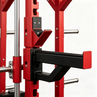 Équipement de musculation BJ6002, rack de squat en acier robuste, cadre de levage réglable pour la sécurité, adapté aux entraînements à domicile en intérieur