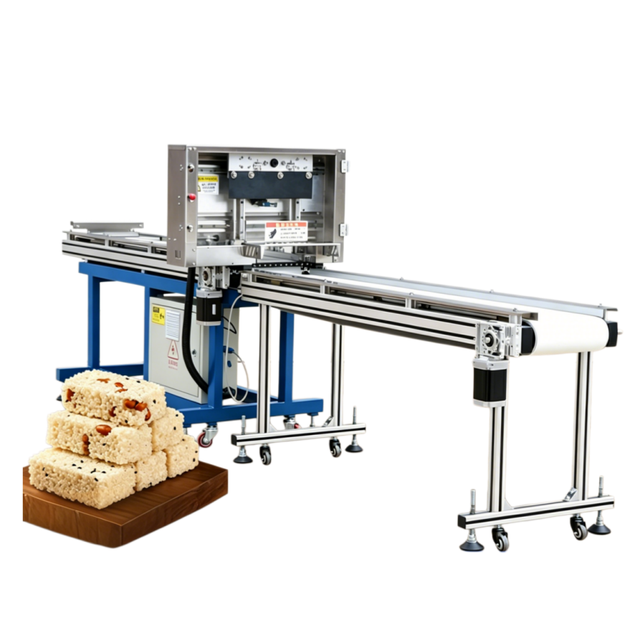 Commercial Intelligent Automatic Slicer Multifunctional Cutting Machine for Puffed Rice Ejiao Sesame Candy Rice Cake
