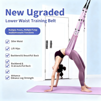 Hamac de yoga en coton anti-déchirure, balançoire aérienne de Pilates respirante, accessoires de gym, fabrication OEM personnalisée, capacité de charge de 150 kg (300 lb)