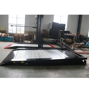 वाहन होस्ट प्लेटफॉर्म के साथ दो-पोस्ट कैंची डिजाइन हाइड्रोलिक टिल्टिंग कार पार्किंग लिफ्ट सिस्टम - Product Image 5