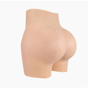 Women's Silicone Vaginal Panties Sexy Buttock Silicone Butt Panties For Cross-Dressers Shemale Transgender People - Product Image 1
