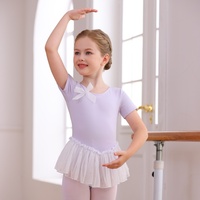Ropa de Entrenamiento de Alta Calidad para Niñas, Leotardos de Ballet de Manga Larga y Corta para Verano, Trajes de Danza, Leotardos de Ballet para Entrenamiento