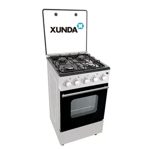 Xunda aparelho de cozinha dourado, 4 queimadores, fogão a gás com preço multifuncional, aparelho de cozinha