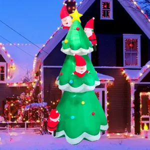 enfeite arvore de dekorasi natal com led led addobbi di natale christmas tree decorations inflatable for holiday celebrate