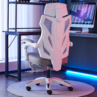 Chaise de Bureau Ergonomique en Maille pour Ordinateur, Dossier Réglable et Pivotant, pour Personnel, Maison et Bureau, Avec Appui-tête