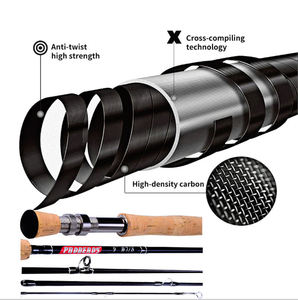 <span class=keywords><strong>Canne</strong></span> à pêche à la <span class=keywords><strong>mouche</strong></span> en carbone super légère 4 brins, <span class=keywords><strong>9</strong></span> <span class=keywords><strong>pieds</strong></span> (2,7 m), en stock, tailles 3/4, 5/6, 7/8, vente en gros - Product Image 3