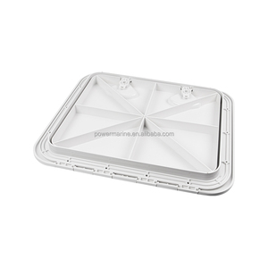 Kit di Boccaporti Quadrati Bianchi in Plastica ABS Confezionati Singolarmente per Accessori Kayak e Imbarcazioni - Product Image 6