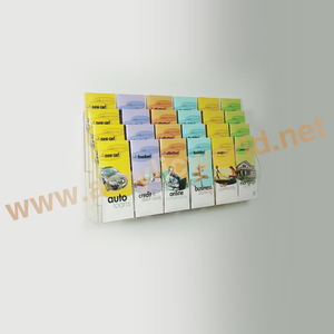 Chất Lượng Cao Acrylic Chủ Thẻ Tín Dụng/Acrylic Tờ Rơi Hiển Thị Giá/Tập Tin <span class=keywords><strong>Brochure</strong></span> Đứng - Product Image 1