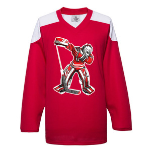 Vêtements de sport en polyester 100% de qualité supérieure, à séchage rapide, avec broderie personnalisée, sublimés, unisexes, maillot de hockey sur glace Knights - Product Image 1