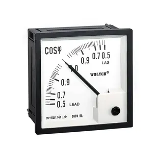 El mejor panel analógico industrial AC DC Analizador de factor de potencia trifásico Analizador Medidor de corrección Precio del dispositivo