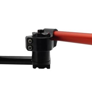 CNC แฮนด์รถจักรยานยนต์ปรับได้7/8 "ระบบบาร์จับแบบถอดได้สำหรับ MSX125ฮอนด้า MSX125SF คาวาซากิ <span class=keywords><strong>Z125</strong></span> Z125pro - Product Image 4