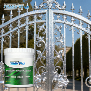 <span class=keywords><strong>Pintura</strong></span> en polvo de <span class=keywords><strong>plata</strong></span> <span class=keywords><strong>brillante</strong></span> a base de agua respetuosa con el medio ambiente con cubierta abierta de un componente y cepillo - Product Image 1