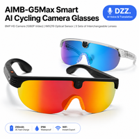 Lunettes de sport intelligentes G5 MAX AI avec caméra 8MP, traduction en temps réel Chat GPT, protection UV, lunettes de soleil IA pour cyclisme, vente en gros OEM