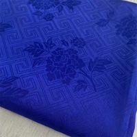 Tissu Jacquard Tissé Antique Disponible en Stock, Tissu Brocart Durable 100% Polyester à Motif Floral, Poids Moyen, Idéal pour Tenues Ethniques