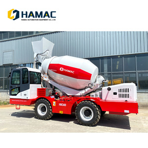 Camion malaxeur à béton autochargeur HAMAC HMC350/HMC400/HMC550 Capacité de décharge Moteur diesel - Product Image 6