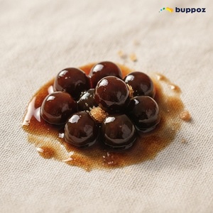 Perles de tapioca au sucre noir instantanées prêtes à consommer, boba moelleuses pour bubble tea et milk tea - Product Image 5