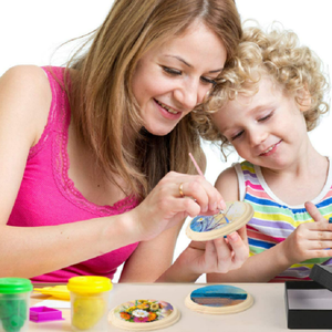 แผ่นโลหะไม้สนธรรมชาติทรงกลม,แผ่นไม้รองพื้นสำหรับตกแต่งวัตถุตกแต่งไม้ - Product Image 4