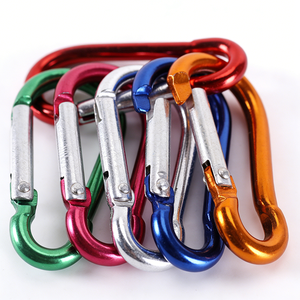 Non. 5 Mousquetons en alliage d'aluminium en forme de gourde à dégagement rapide pour bouteille d'eau de randonnée et porte-clés aviation - Product Image 1