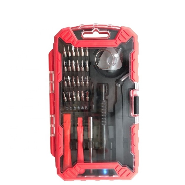 High Quality New Arrive Popular Carbon Steel 32pc Mobil iphone Repair Tool Kit Set with Tweezer,suction Cup