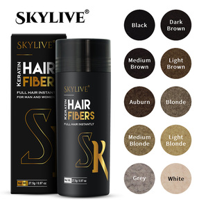 Nouvelle mode résistant à l'eau étanche fibres de construction de cheveux cheveux kératine épaississement poudre de remplissage pour <span class=keywords><strong>homme</strong></span> produits de coiffure - Product Image 3