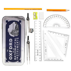 Giá Rẻ 13 Pcs Oxford Toán Học Thiết Lập Trường Văn Phòng Phẩm La Bàn Thiết Lập Toán Học Cụ Hình Học Thiết Lập - Product Image 6