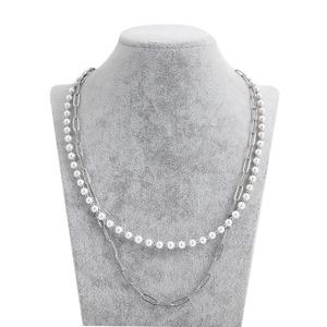 สร้อยคอแบบกำหนดเองได้สำหรับผู้หญิง สาวๆ ของขวัญ สร้อยสแตนเลสประดับจี้ ลูกปัด ของขวัญวันครบรอบ - Product Image 1