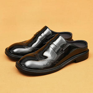 Chaussures décontractées pour hommes, nouvelle tendance, en cuir véritable, brillantes, antidérapantes, style sportif, à enfiler, automne-hiver - Product Image 5