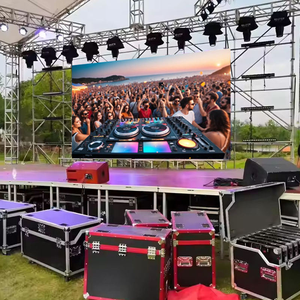 Écran LED HD d'extérieur à louer, grand écran vidéo LED mobile couleur pour fond de scène, pas de pixel P2 P3, idéal pour les concerts en direct - Product Image 6