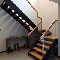 Rampe d'escalier en acier inoxydable élégante et personnalisée à prix avantageux, escalier en spirale avec carreaux blancs