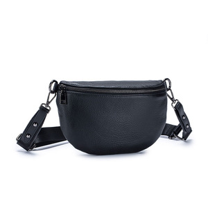 Trendy Women's Genuine Leather Fanny Pack Crossbody Bag Sling <strong>Bumbag</strong> with Fashionable Belt Handbags for Vacation Essentials - Product Image 5