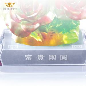 Trophée en cristal fait main pour Halloween 2023, décoration de bureau, lapin du zodiaque, personnalisé, moderne, luxe, haute qualité, vente en gros - Product Image 5