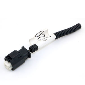 Stokta ampul ateşleme üreticileri fabrika özelleştirilmiş kablo montaj 2 Pin otomotiv konnektör fiş Pigtail boynuz tel koşum - Product Image 1