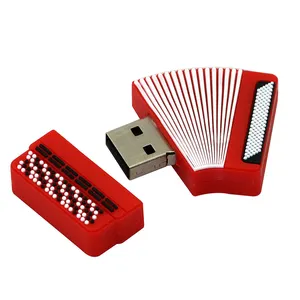 USB 2.0 3.0 Silicone Usb Flash Drives 128MB 512MB 1GB 2GB 4GB 8GB 16GB 32GB 64GB 128GB Gift Cartoon Accordion Usb Memory Stick