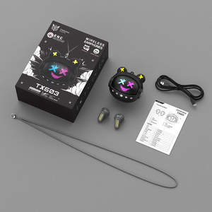 Nuevos Auriculares Inalámbricos TWS Onikuma TX603 Venta al por Mayor en China ENC Micrófono Dual Cancelación de Ruido RoHS <span class=keywords><strong>FCC</strong></span> CE Auriculares Inalámbricos para Juegos - Product Image 2