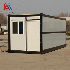 Casa Prefabricada Plegable Insonorizada <span class=keywords><strong>de</strong></span> 20 pies, Contenedor Portátil con Estructura Duradera <span class=keywords><strong>de</strong></span> Acero Galvanizado para Uso en Exteriores - Product Image 1