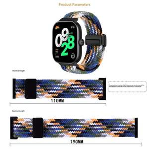 Forwelleny Pulsera Trenzada Magnética, Bandas Deportivas de Nylon Ajustable Suave para Xiaomi <span class=keywords><strong>Mi</strong></span> Band 9 <span class=keywords><strong>8</strong></span> Pro, Correa para <span class=keywords><strong>Redmi</strong></span> Watch 4 5 - Product Image 4