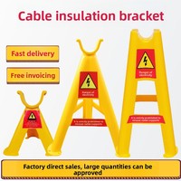 Support de câble triangulaire isolé et réfléchissant en PP, support de décharge de câble aérien en PVC renforcé de fibre de verre