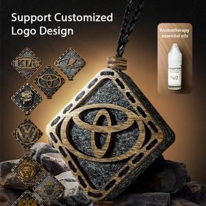 <span class=keywords><strong>Perfume</strong></span> logotipo personalizado de larga duración coche colgante ambientador Tarjeta de madera para coches logotipo personalizado perfumado ambientador de coche personalizado - Product Image 2