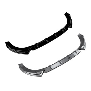 Audi Q5 FY Sline Front Bumper Lip Splitter <b>Corner</b> <b>Protectors</b> Carbon Fiber Texture Matte Finish 2020-2024 - Product Image 2