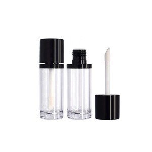 Tubes de gloss transparents uniques de 37 ml, utilisables pour le blush, base en plastique pour rouge à lèvres avec capuchon à vis, boîtes de gloss - Product Image 1