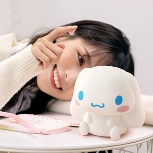 Big Ear Dog Tap Control Night <b>Light</b> <b>Rabbit</b> Shape USB Powered Warm White LED Sleep Lamp For Bedroom Desk - Product Image 1