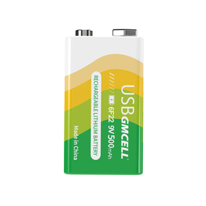 USB Rechargeable 9V <b>Battery</b> Type-<b>C</b> Charger lithium <b>Battery</b> 1000 Cycles for Smoke alarm - Product Image 3