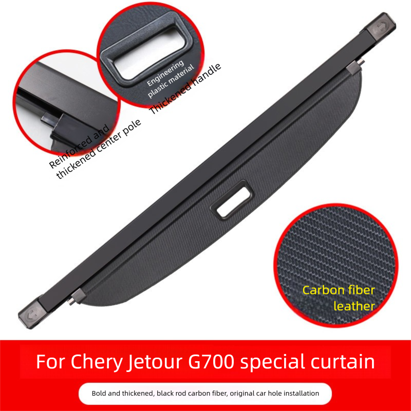 Version améliorée et épaissie avec motif en fibre de carbone noir.