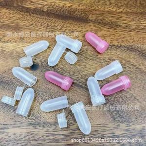 Pe <b>Capped</b> <b>Plastic</b> Capsule Shells 9mm Transparent With Flip Top For Storage Hebei - Product Image 1