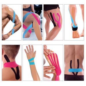 Bande de kinésiologie imperméable et respirante, élastique, pour soulager les douleurs musculaires, bandage pour le genou, pour <span class=keywords><strong>la</strong></span> gym, le fitness, <span class=keywords><strong>la</strong></span> course à pied, le tennis, <span class=keywords><strong>la</strong></span> <span class=keywords><strong>natation</strong></span> - Product Image 6