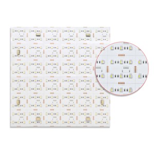 Module LED standard RGBW PSB212C, panneau LED SMD5050, 216 LED, 6 LED par unité, découpable, DC 24V, 30W, 120 °   Sortie Beam Pure RGBW pour projets - Product Image 1