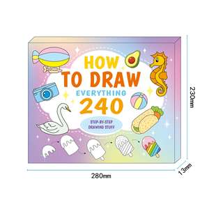 Étape par étape Comment dessiner des <span class=keywords><strong>animaux</strong></span> Food Cars Fantasy Amazing Stuff Kit de livre de coloriage pour les enfants - Product Image 5