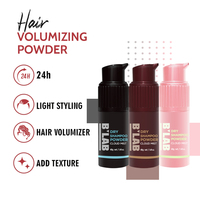 Texture Volume Poudre Shampooing sec Spray Poudre de cire pour cheveux mate Vente en gros Tenue forte sans résidu Coiffures Poudre coiffante