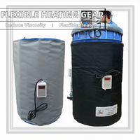 Manchons chauffants industriels flexibles 220V 3000W pour la fusion et la réduction de la viscosité des solutions à base de résine et d'huile diesel
